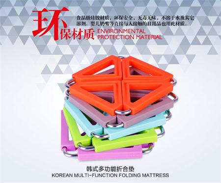 几何图 韩式硅胶折合垫 硅胶垫 隔热垫 1
