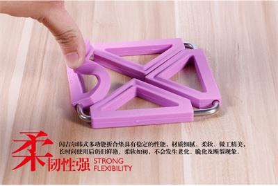 几何图 韩式硅胶折合垫 硅胶垫 隔热垫 5