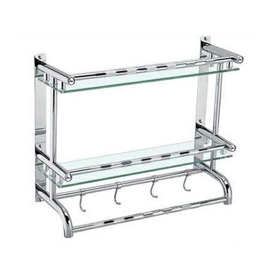 玻璃不锈钢置物架HEP-6811