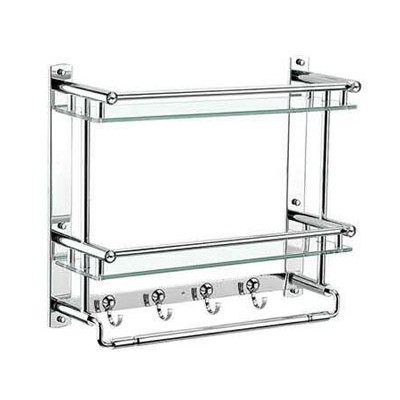 玻璃不锈钢置物架HEP-6815