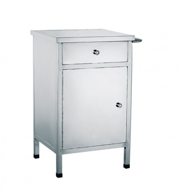 HC-D002不锈钢床头柜  规格：（mm）450×400×750 02
