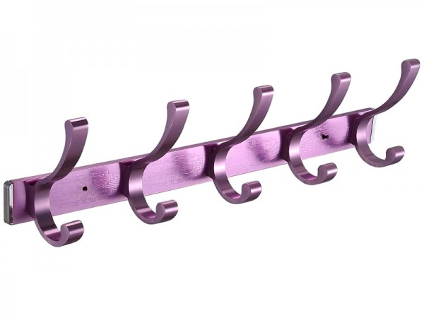 不锈钢衣钩Y021紫色 1