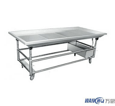 不锈钢拆装式平面冰鲜台WANCHU08-4 1