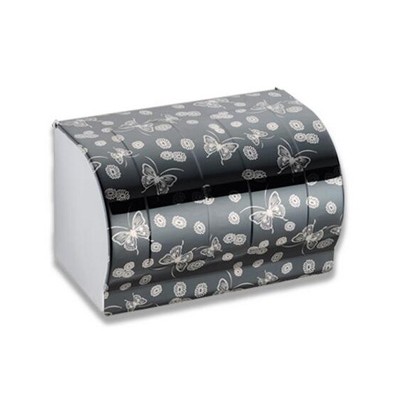 不锈钢纸巾盒K20黑蝴蝶