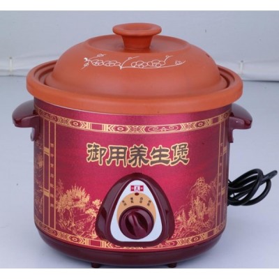 红陶炖锅