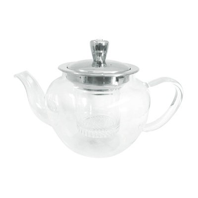 乐宴玻璃内胆花茶壶T-600B-1 （600ml）