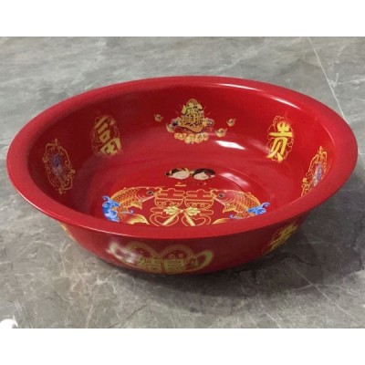 双喜红面盆
