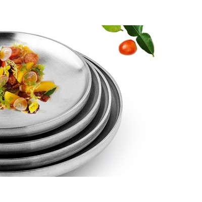 SUS304不锈钢双层料理盘
