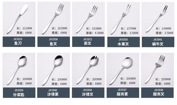 尖柄餐具25支_10