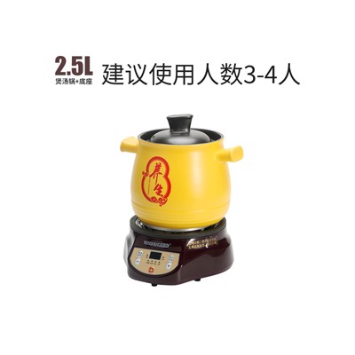 养生煲 电药壶 煲汤锅+底座 2.5L