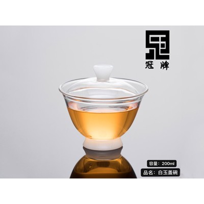 白玉盖碗
