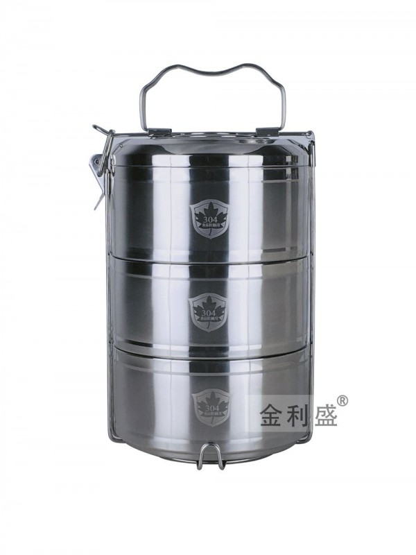 不锈钢304双层保温食格提篮