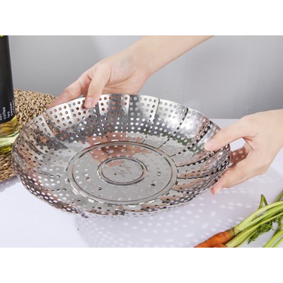 不锈钢可折叠蒸盘器01