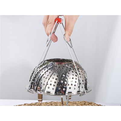 不锈钢可折叠蒸盘器03
