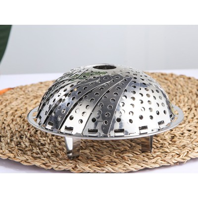 不锈钢可折叠蒸盘器07
