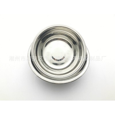 无磁加厚1.0不锈钢汤盆多用盆小盆打蛋盆汤碗礼品批发