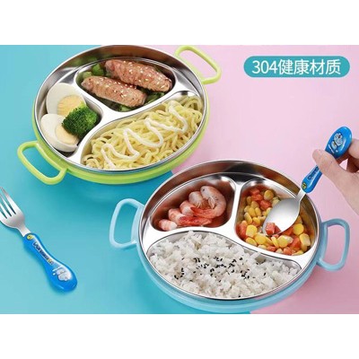 304不锈钢儿童餐盘