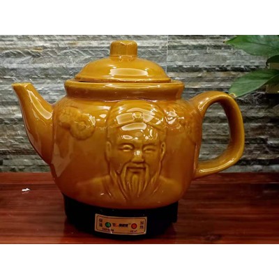 老人头 陶瓷养生壶