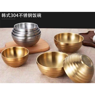 韩式304不锈钢饭碗