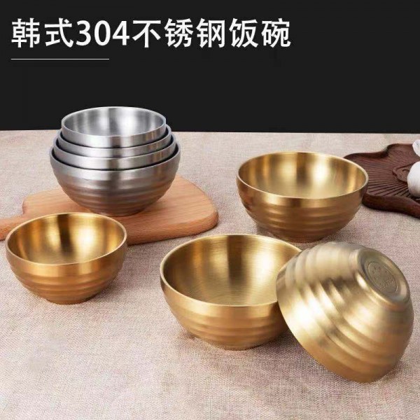 韩式304不锈钢饭碗