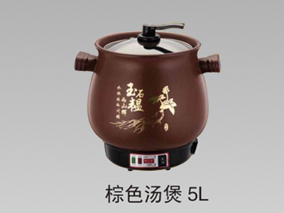 棕色汤煲 5L