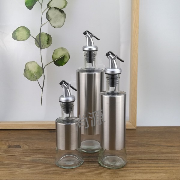 玻璃不锈钢油瓶250ML.350ML.500ML