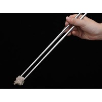 36cm长筷子油炸304不锈钢火锅筷炸油条加长捞面筷火锅筷