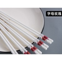 朵花字母玫瑰筷子
