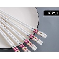 朵花粉牡丹筷子