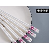 朵花金贵牡丹筷子