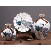 陶瓷花瓶三件套