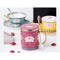 北欧ins风骨瓷咖啡杯欧式小奢华咖啡杯碟套装花茶红茶水杯