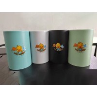 小黄鸭圆形筷子筒