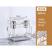 收纳刀架亮光银型号066