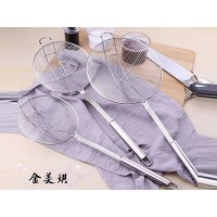 钢色带挂孔单耳网漏