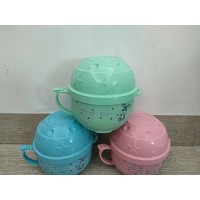 卡通兔子带碗盖泡面杯