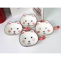 粉红猫手柄碗