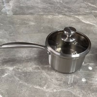 304复合钢奶锅16、18cm