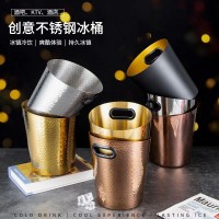 不锈钢创意斜口冰酒桶