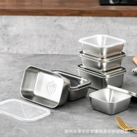 304食品级不锈钢长方形留样盒保鲜盒