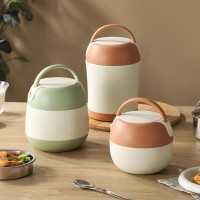 米棕+米绿混合款保温饭盒