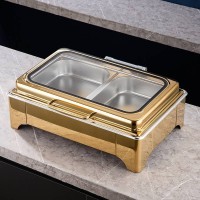 金色长方形款餐炉