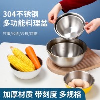 不锈钢多功能料理盆/刻度盆