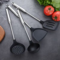 不锈钢厨具硅胶铲汤勺