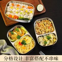 不锈钢多功能便携分餐盒